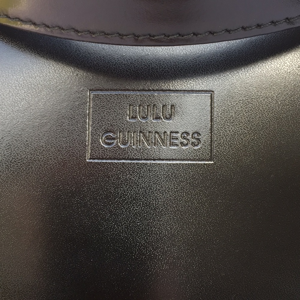 NWT Lulu Guinness RARE Embossed Bag - Picture 5 of 11